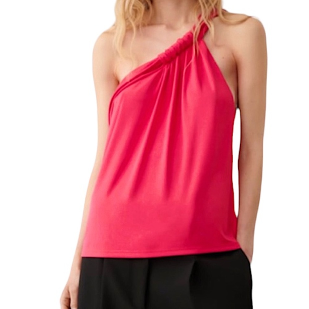 Zara One Shoulder Assymetrical Top